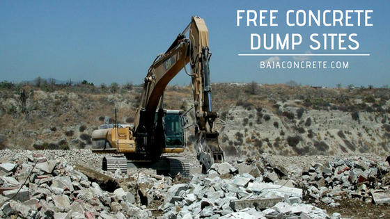 free concrete dump sites – Baja Concrete